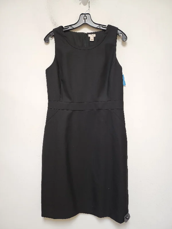 Women's Peter Pan Collar DressesDress Casual Midi By J. Crew In Black, Size: L