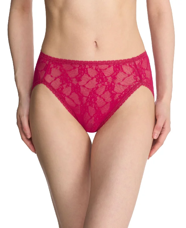 plus-size seamless panties with a full-coverage design and tummy controlBliss Allure One Size Lace French Cut