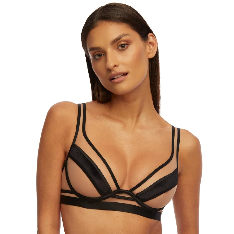 front-closure bra for easy dressingKinga Lou Soft Demi Cup Bra - Luxurious Comfort Redefined