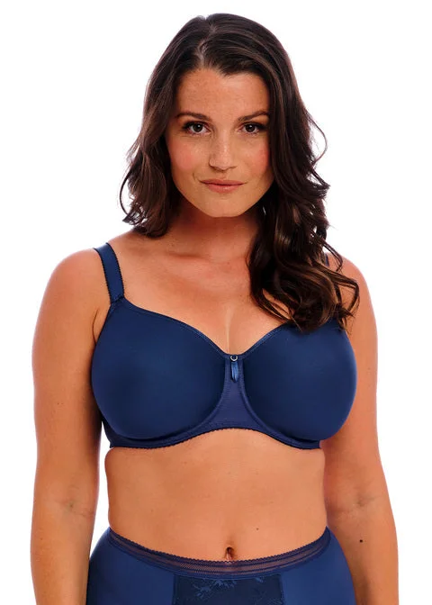 plus-size underwire balconette braRebecca Essentials French Navy Uw Moulded Spacer Bra