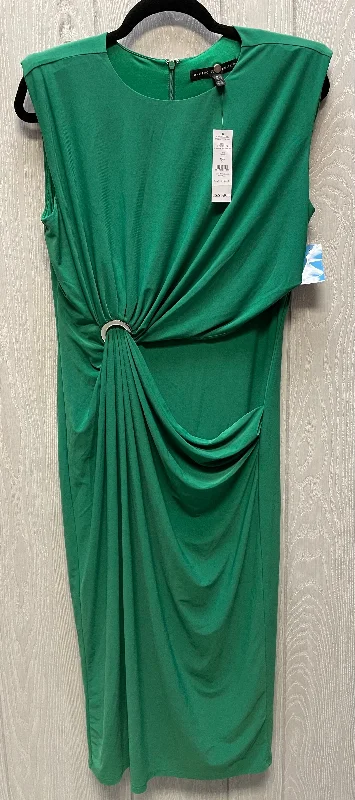 Women's V-Shaped-Neck DressesDress Party Short By White House Black Market In Green, Size: M