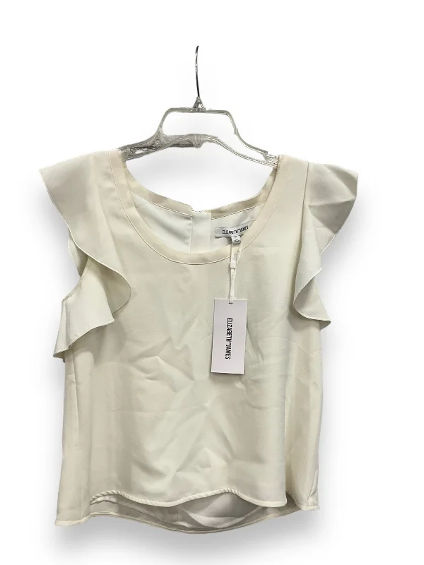 Women's Blouse with Mid-LengthCream Blouse Sleeveless Elizabeth And James, Size L