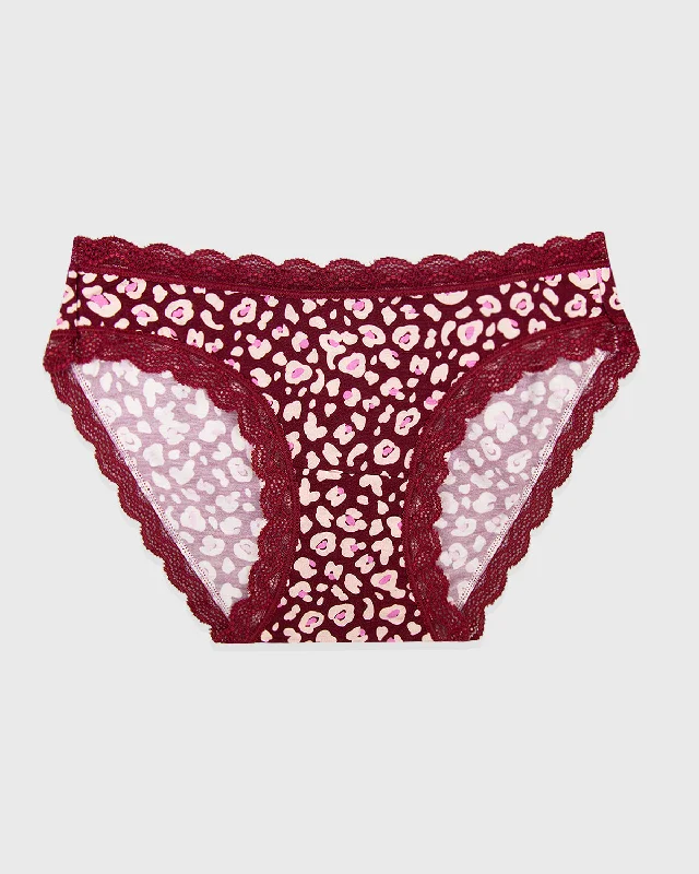 women's underwear made from bamboo fiberThe Original Brief - Rouge Leopard