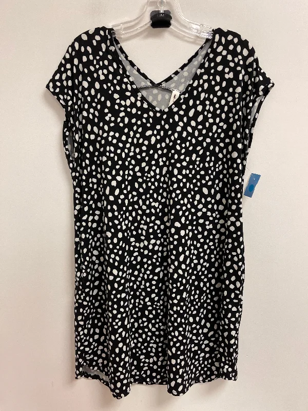 Women's Peter Pan Collar DressesDress Casual Midi By Vanilla Bay In Polkadot Pattern, Size: M