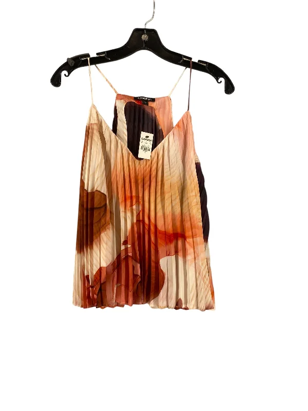 Women's Blouse with U-Shaped CollarMulti-colored Blouse Sleeveless Express, Size L