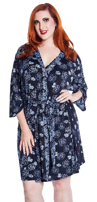 Navy Print