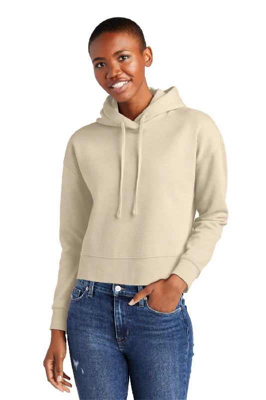 Women's Hooded Sweatshirts with Terry Cloth LiningDistrict Womens V.I.T. Fleece Hooded Sweatshirt Hoodie - Gardenia