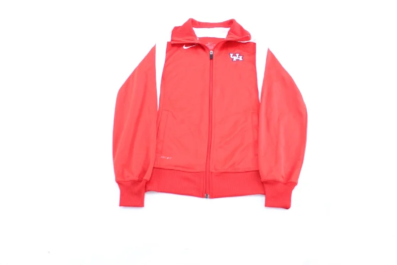 Women's Coats with Fur Trimmed HoodWomen's Nike Embroidered Logo University of Houston Zip Up Jacket