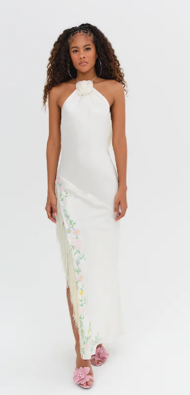 Women's Cold-Shoulder DressesSilk Tina Maxi Dress by For Love and Lemons