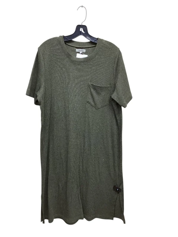 Women's Collarless DressesDress Casual Midi By Madewell In Green, Size: Xl