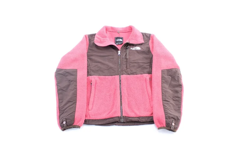 Women's Fur CoatsWomen's The North Face Embroidered Logo Pink & Brown Zip Up Jacket