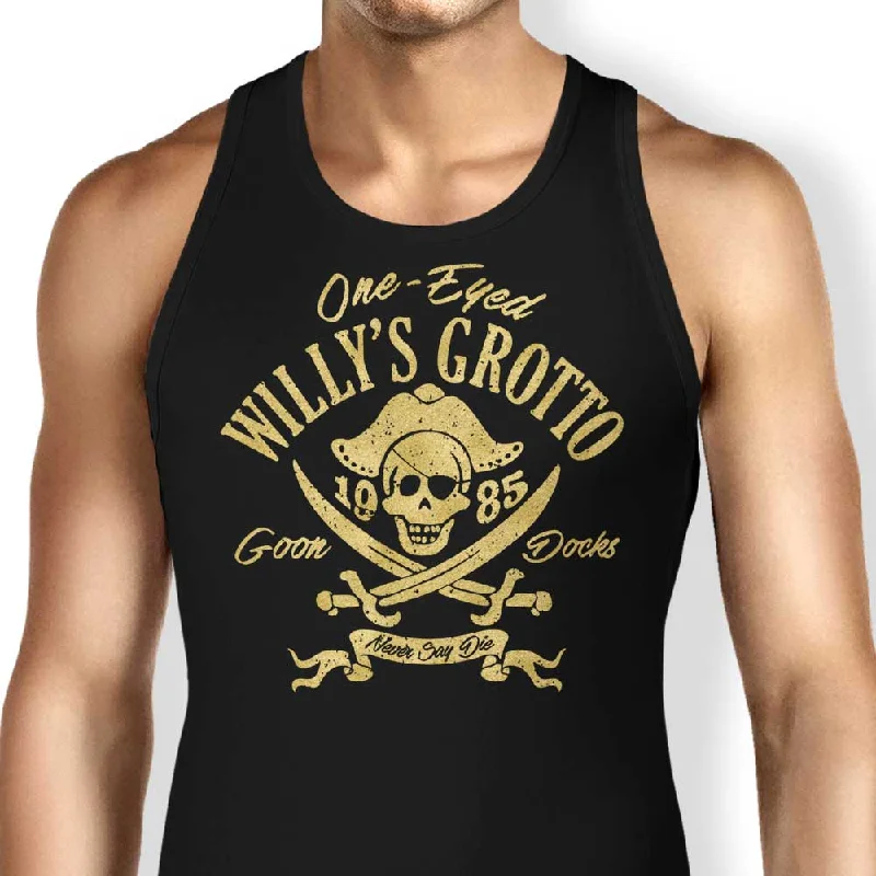 Women's Ruffled BlouseWilly's Grotto - Tank Top