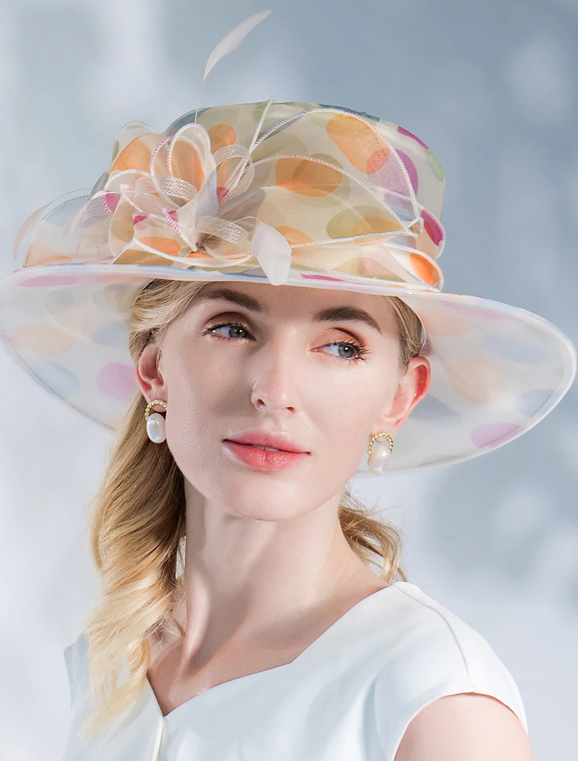 Women's Square Collar DressesHeadwear with Floral 1pc Special Occasion / Casual / Tea Party Headpiece