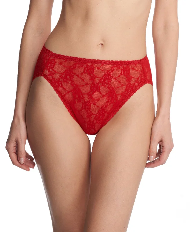 moisture-wicking mesh panties for intense workoutsBliss Allure One Size Lace French Cut