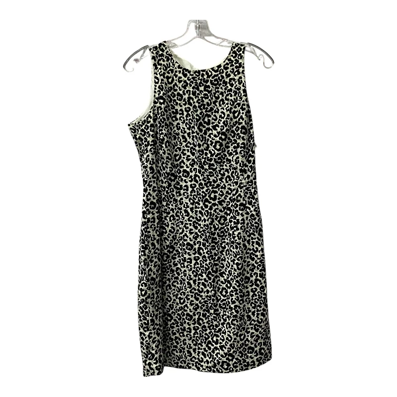 Women's High Collar DressesDress Casual Midi By Maggy London In Animal Print, Size:M