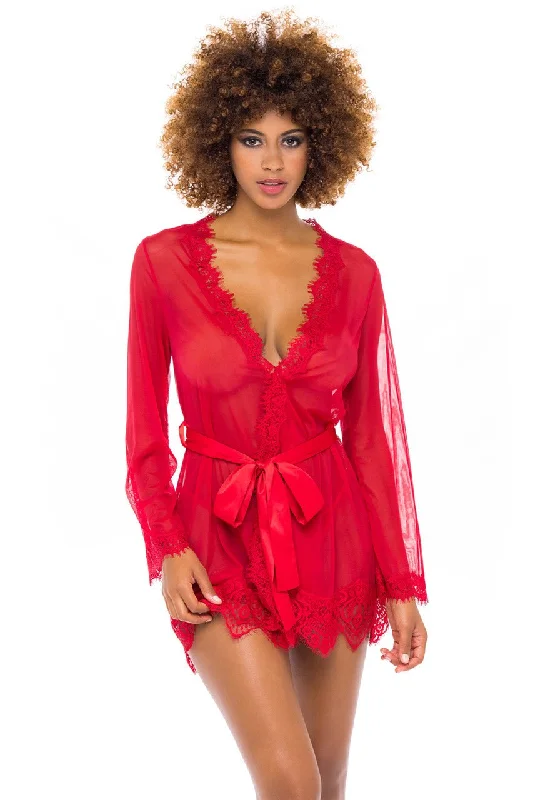 wireless bra for daily wearProvence Sheer Shortie Robe