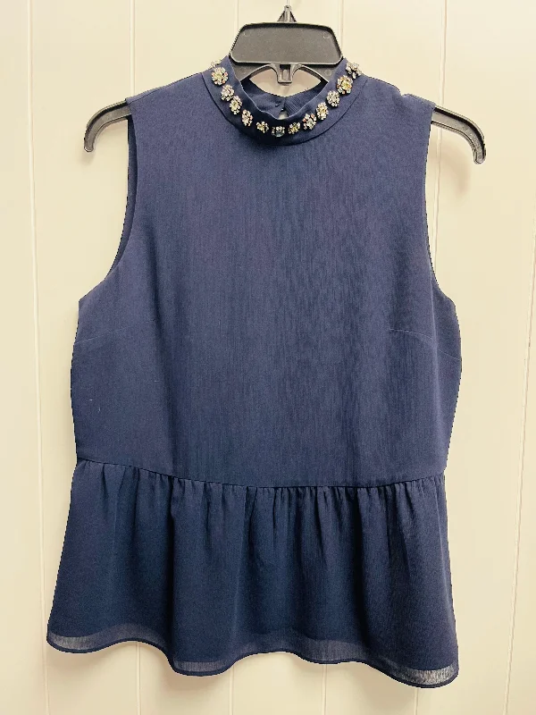 Women's Blouse for BusinessNavy Blouse Sleeveless J. Crew, Size S