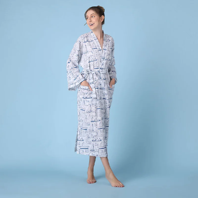 women's pajamas with a charming, vintage aestheticAhoy Robe