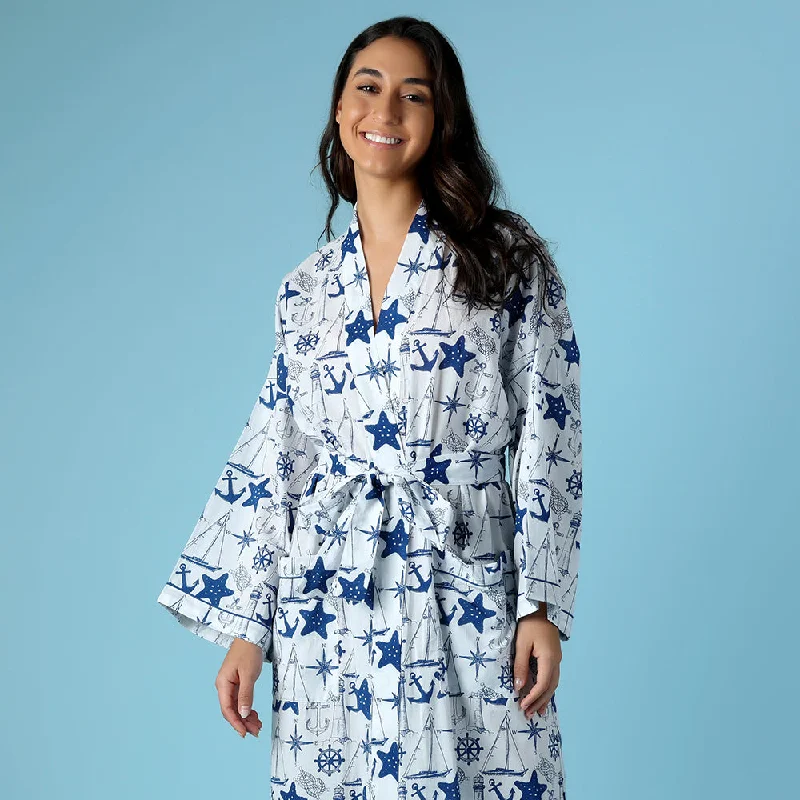 women's pajamas with lace trimSailing Club Robe