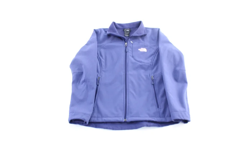 Women's Button-Up CoatsWomen's The North Face Embroidered Logo Purple Zip Up Jacket