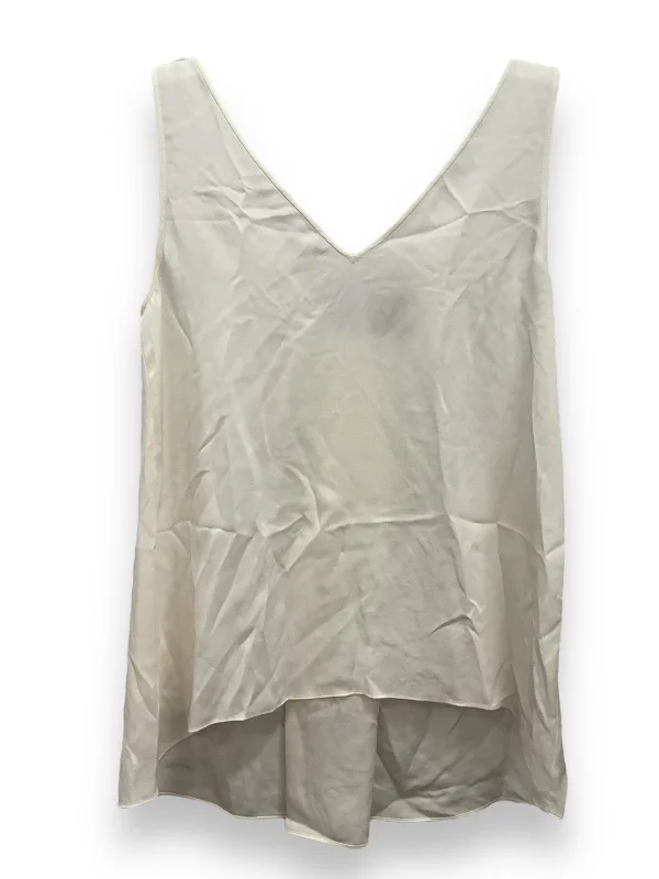 Women's Blouse with Bell SleevesCream Blouse Sleeveless Theory, Size M