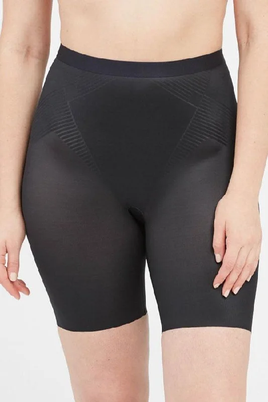 seamless shapewear for figure-hugging dressesThinstincts 2.0 Mid-Thigh Short- SPANX