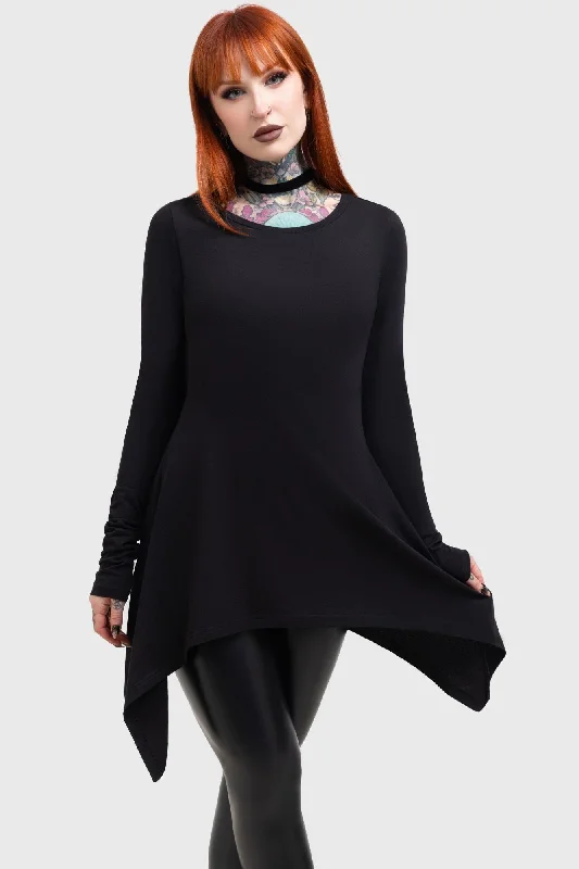 Women's Blouse with Shirt CollarCora Long Sleeve Top