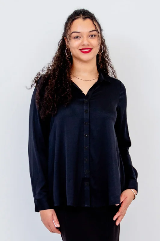 Women's Blouse for OfficeSylvie Blouse, Black